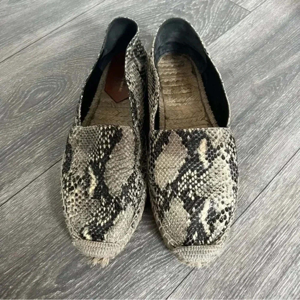 Diane Von Furstenberg Cairo Snakeskin Espadrille